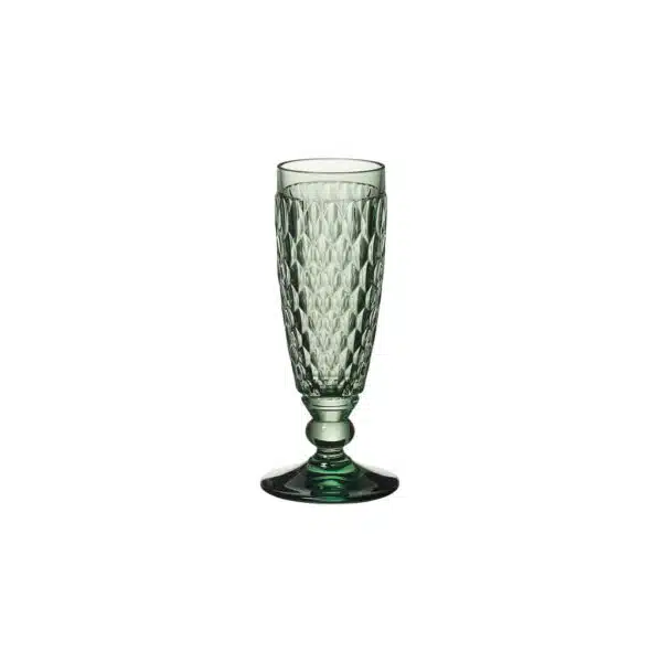 Champagne flute green
