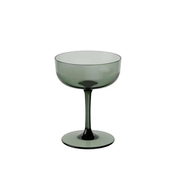 like. by Villeroy & Boch Like Glass champagne coupe, green, 120 ml crystal glass