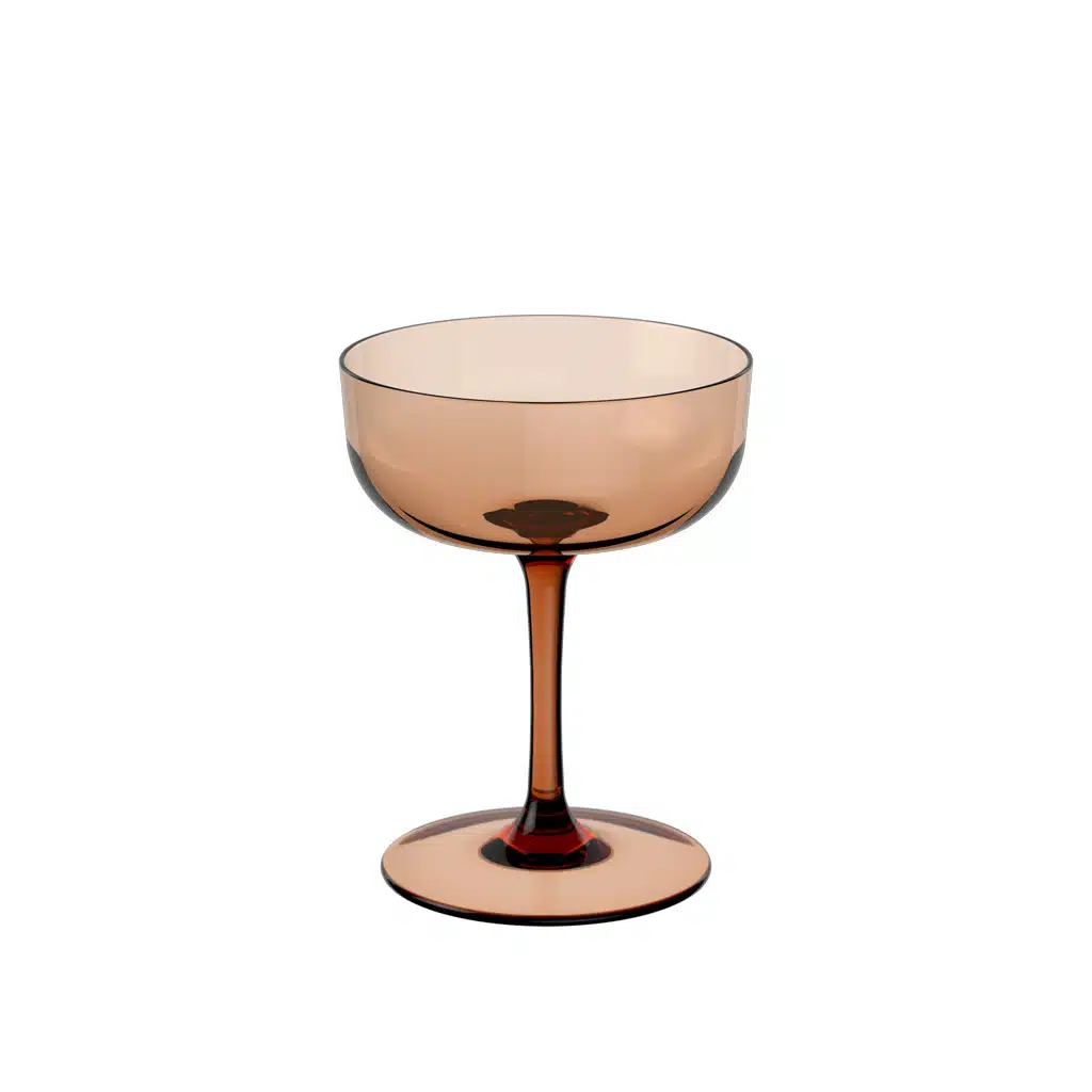 like. by Villeroy & Boch Like Clay champagne coupes