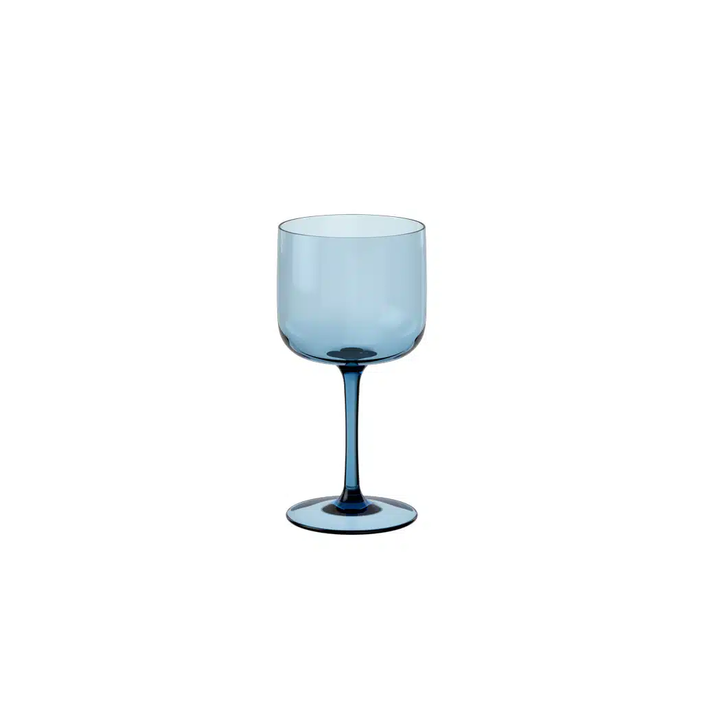 like. by Villeroy & Boch Like Ice wine goblet set 2pcs blue crystal glass