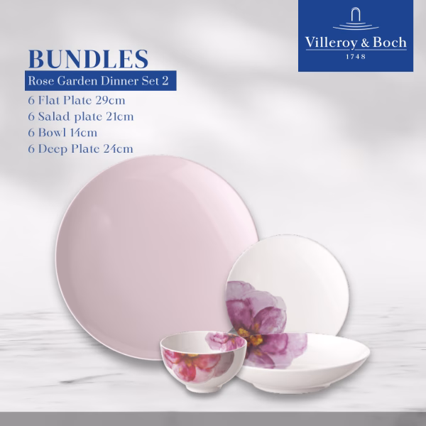 Rose Garden Dinner Set 2