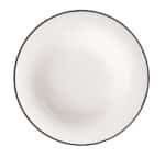 Black Lines Deep Plate 23 cm