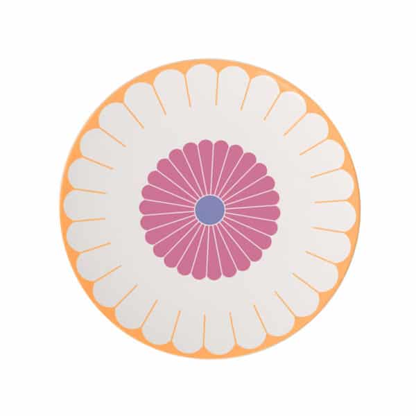 Fleur couleur serving plate