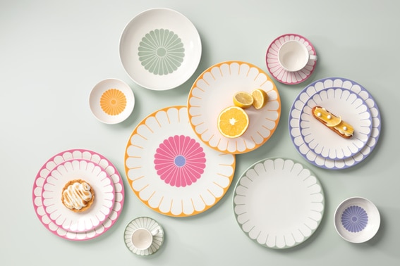 Fleur couleur serving plate - Image 3