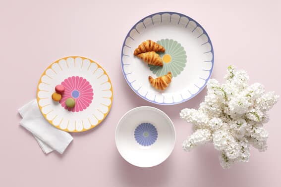 Fleur couleur salad bowl 24 cm - Image 2