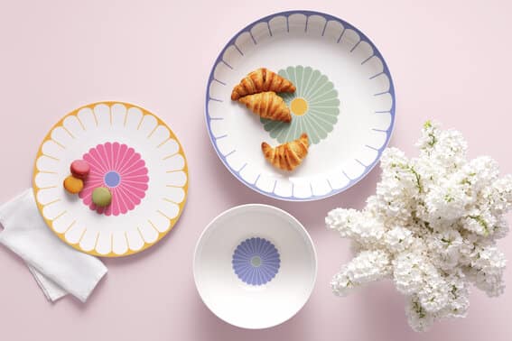 Fleur couleur serving plate - Image 2