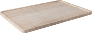 Villeroy & Boch Manufacture Travertine rectangular serving platter 40.5x28.2cm beige stone