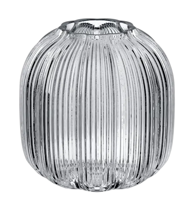 Villeroy & Boch Fleur clear glass vase 11cm compact decorative vase
