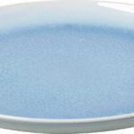 like by Villeroy and Boch Crafted Blueberry blue flat plate 26cm reactive glaze