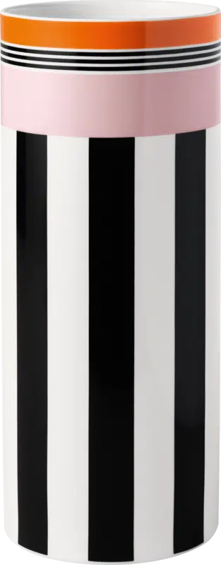 Villeroy & Boch Memphis black Premium Porcelain vase 30cm modern design