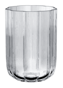 Villeroy & Boch Fleur clear glass vase 22.5cm large floral bouquet vase