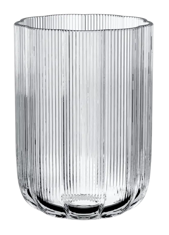 Villeroy & Boch Fleur clear glass vase 22.5cm large floral bouquet vase