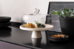 Ma. Travertine Footed serving platter - Image 4