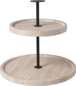 Ma. Travertine Cake stand