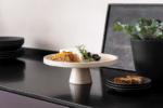 Ma. Travertine Footed serving platter - Image 3