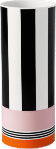 Villeroy & Boch Memphis black Premium Porcelain vase 23.5cm avant-garde design