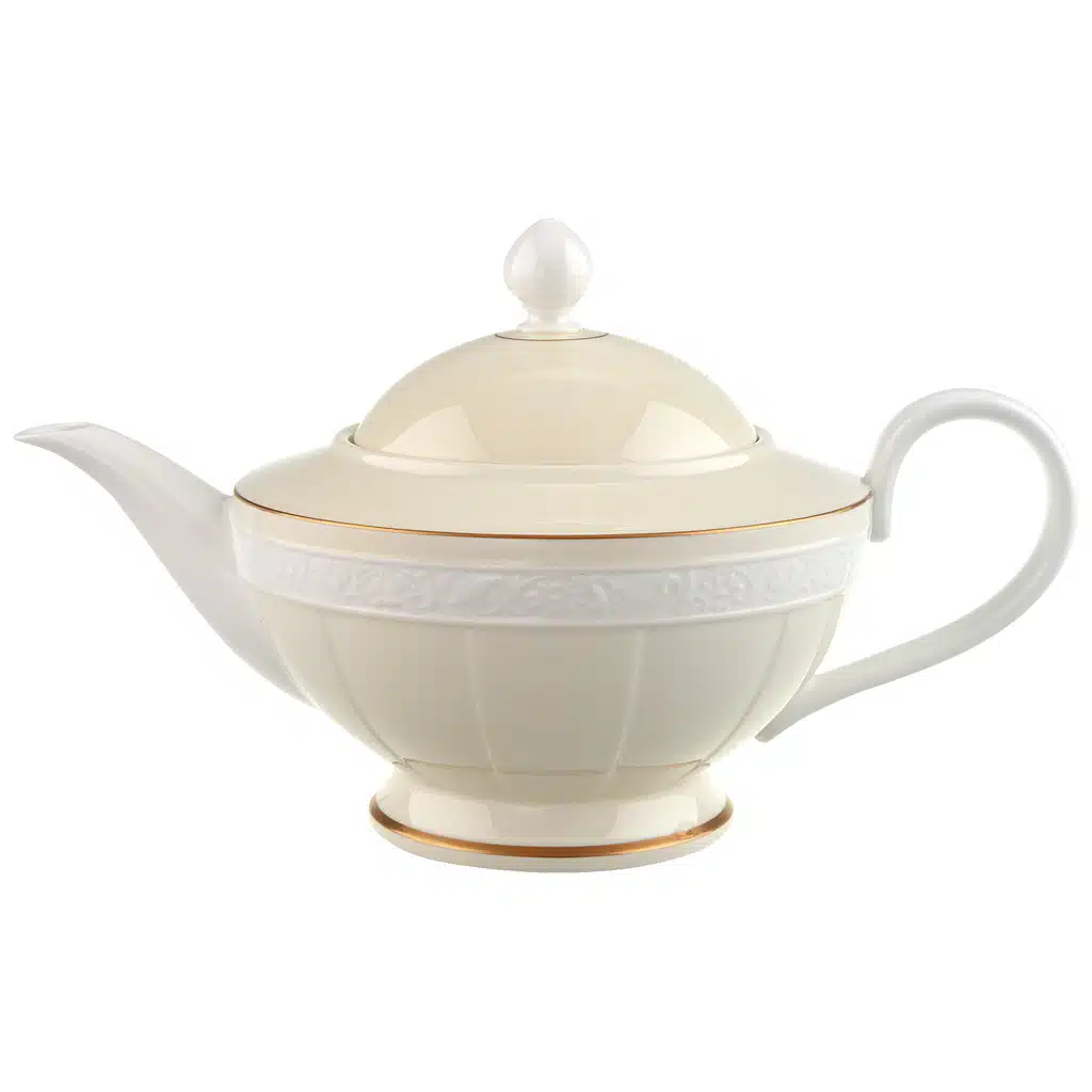 Villeroy & Boch Ivoire beige teapot 1.4l for 6 persons bone porcelain