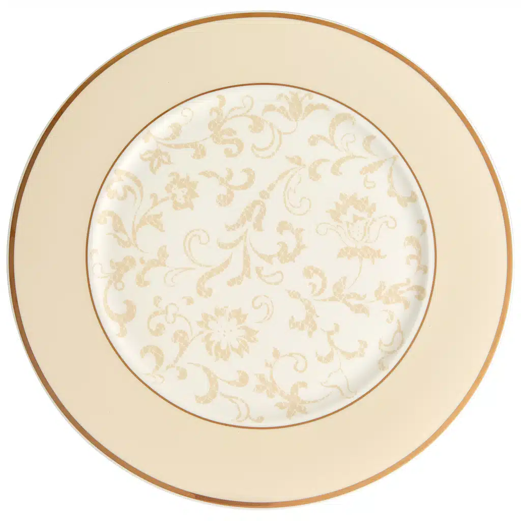Villeroy & Boch Ivoire beige gourmet plate 30.6cm bone porcelain