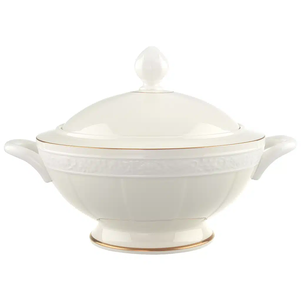 Villeroy & Boch Ivoire beige tureen 2.7l bone porcelain covered soup bowl