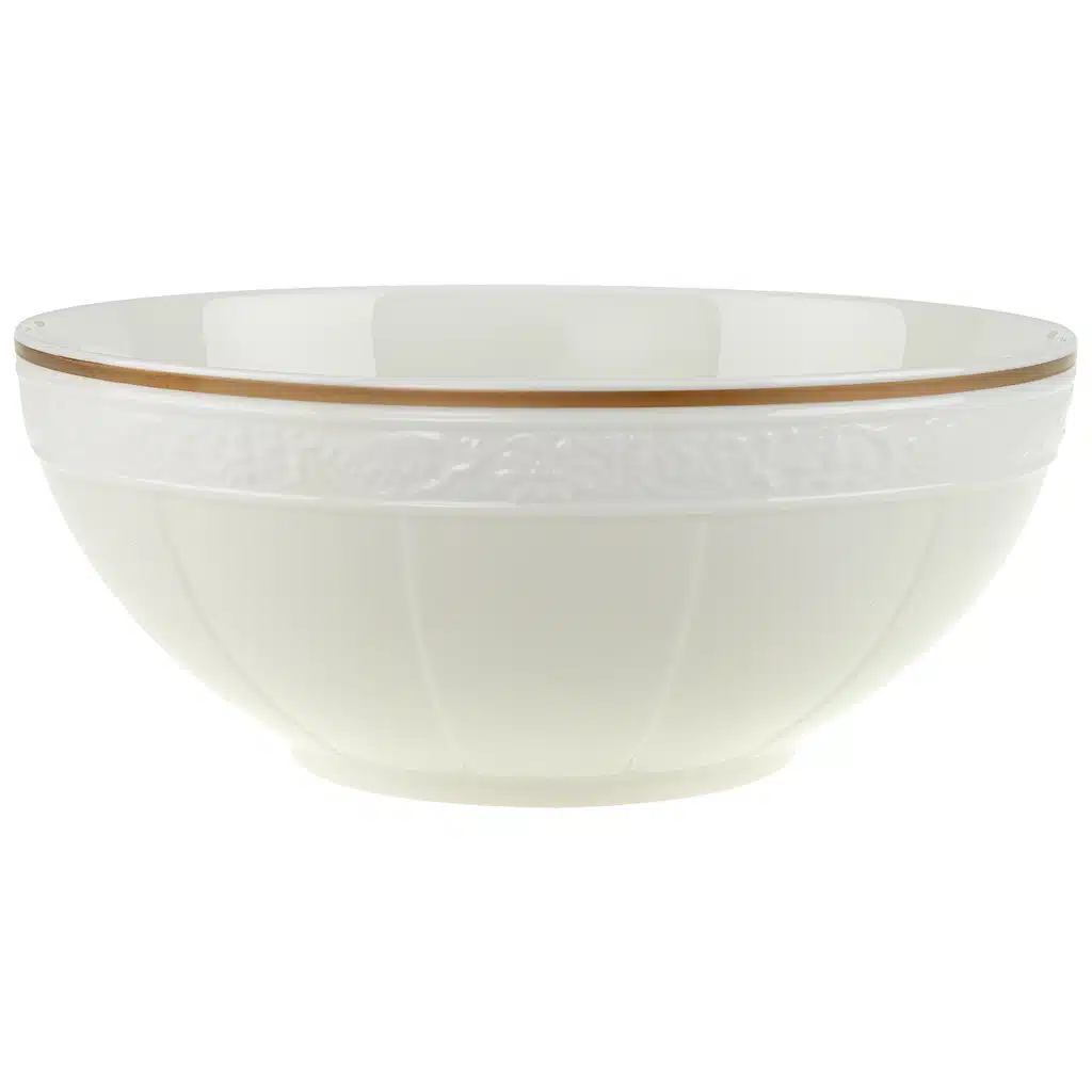 Villeroy & Boch Ivoire beige salad bowl 21cm 1.2L bone porcelain