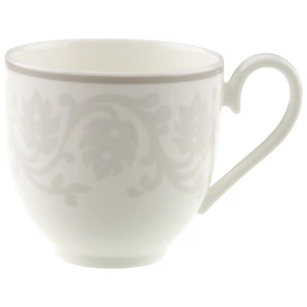 Villeroy & Boch Gray Pearl espresso cup - white premium bone porcelain