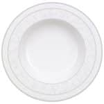 Villeroy & Boch Gray Pearl soup plate white Ø24.8 cm premium bone porcelain