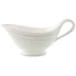 Villeroy & Boch Gray Pearl sauceboat 0.40L premium bone porcelain white