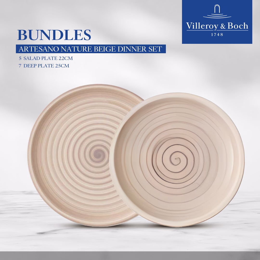 Artesano Nature Beige Dinner Set - Image 1