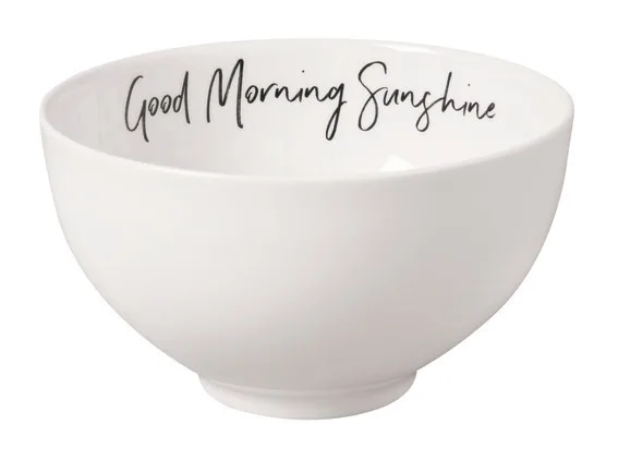 V&B10-1621-6251 (3) Statement Bowl Good Morning S. - Image 1