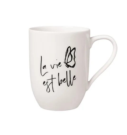 V&B10-1621-9673 (3) Statement Mug La vie est belle - Image 1