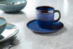 Lave bleu Saucer coffee cup - Image 2